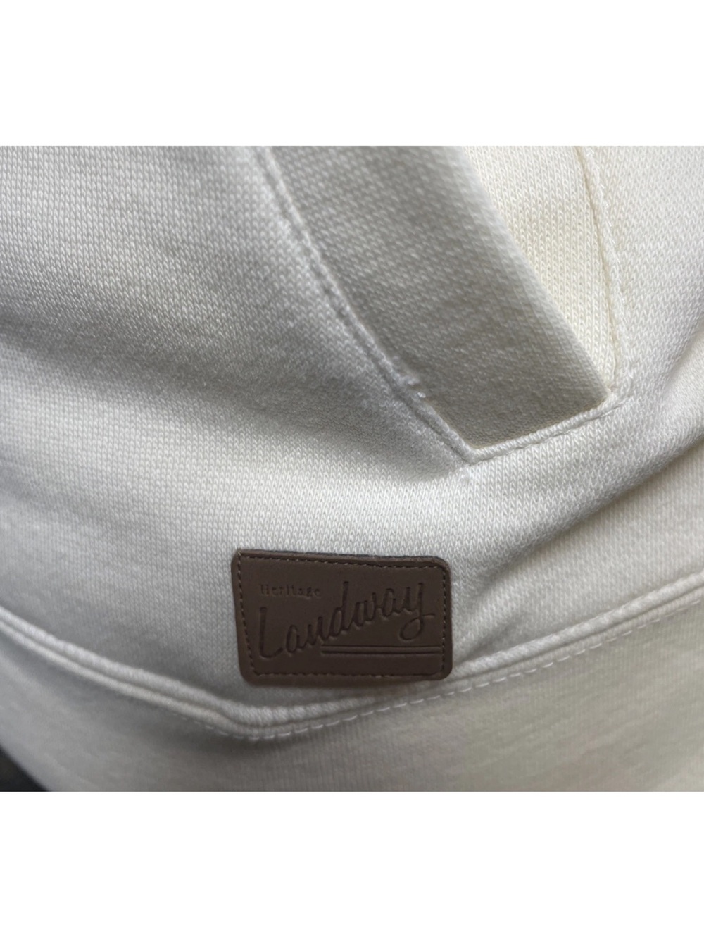 Landway Heritage Fleece 1/4 Zip Pullover Women's Size Large Outdoor New Cream - Picture 3 of 7